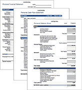 Thumbnail - Personal Financial Statement Template