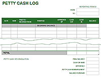 Thumbnail - Petty Cash Template