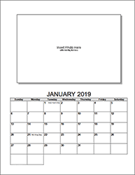 Free Photo Calendar Template