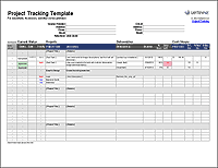 Thumbnail - Project Tracking Template