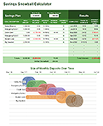 Savings Snowball Calculator