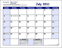 2024-2025 School Calendar Templates