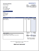 Thumbnail - Service Invoice Template