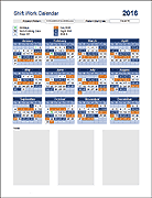 Thumbnail - Shift Work Calendar