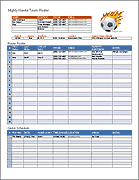 Thumbnail - Soccer Roster Template