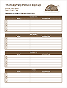 Thumbnail - Potluck Sign Up Sheets