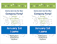 Company Party Flyer - 2 Per Page