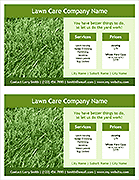 Lawn Care Flyer Template - 2 Per Page